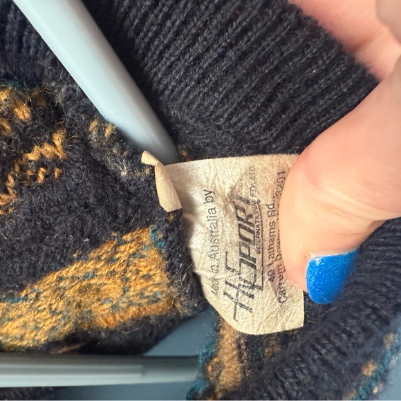 Vintage 90’s Emaroo Australia Men's Multicolor Cardigan Sweater Vest - Picture 3 of 7